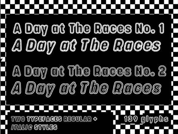 A Day at the Races Font for Business Branding