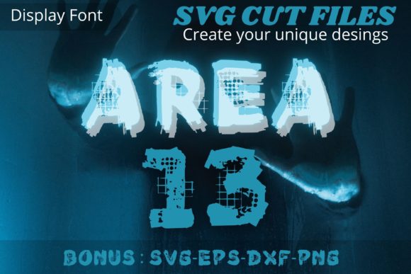 Area 13 Font for Halloween Campaigns