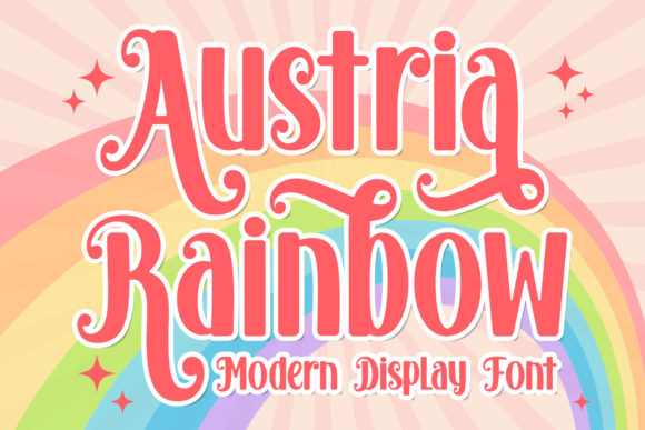Austria Rainbow: The Elegant Display Font for Professional Branding
