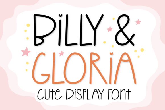 Billy and Gloria Font for Business Branding