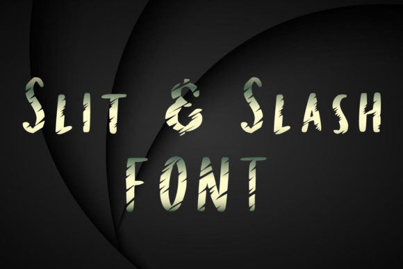 Boost Your Campaigns with the Slit Slash Typeface