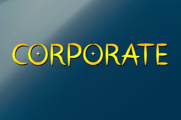 Corporate Font: A Graceful Choice for Editorial Design