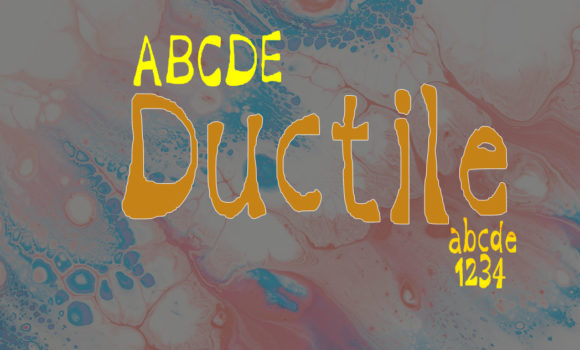 Ductile: A Bold Display Font for Web Design