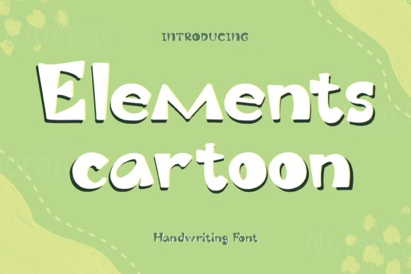 Elements Cartoon: A Fun Display Typeface for Modern Web Design