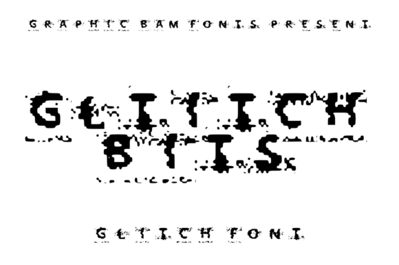 Glitch Bits: A Distorted Typeface for Bold Editorial Design
