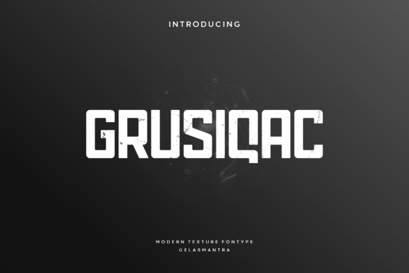 Grusiqac: A Sci-Fi Inspired Display Font for Digital Creativity