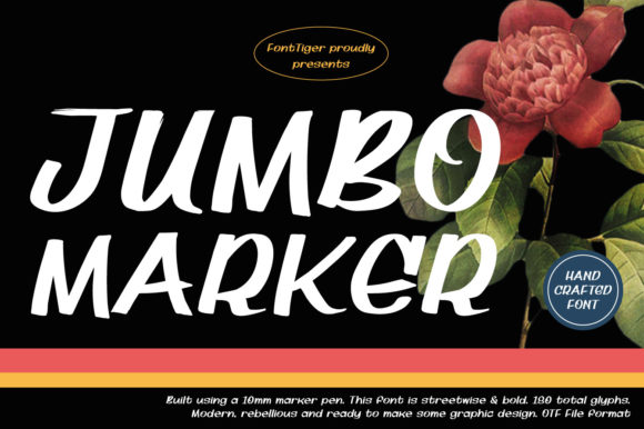 Jumbo Marker Display Font Review