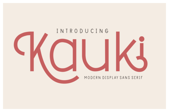 Kauki Font for Handmade Creations