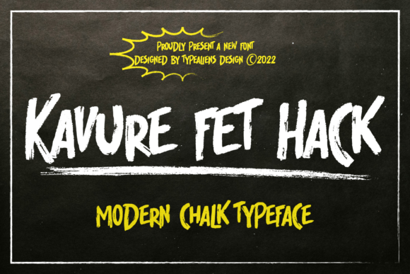 Kavure Fet Hack: A Playful Font for Bold Branding