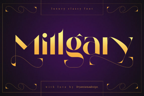 Millgary: A Stylish Display Font for Modern Campaigns