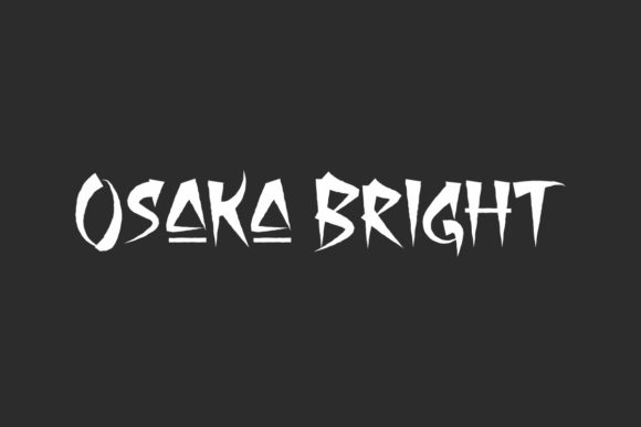 Osaka Bright for Branding: A Fresh Look with a Japanese Display Font