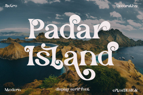 Padar Island: A Stylish Display Font for Web Projects