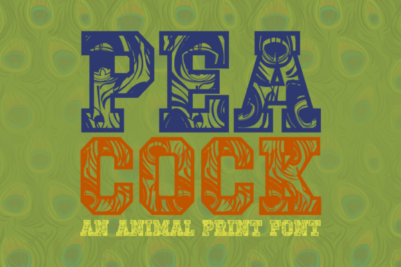 Peacock Font for Branding Projects