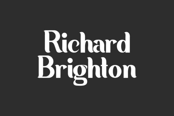 Richard Brighton: A Designer's Take on a Display Font