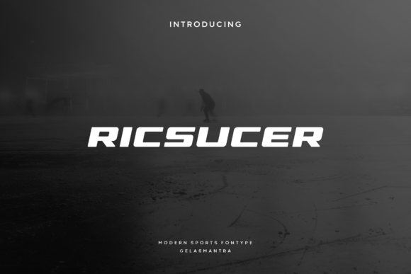 Ricsucer: A Bold Display Font for Handmade Creations