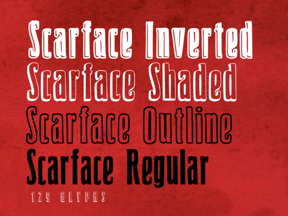 Scarface Display Font for Web Design