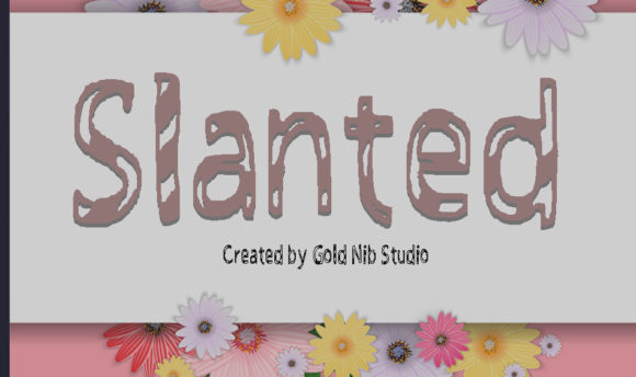 Slanted: A Display Font That Elevates Digital Branding