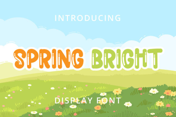 Spring Bright Font for Eye-Catching Digital Designs