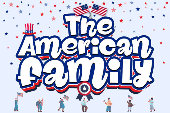 The American Family Font for Editorial Design