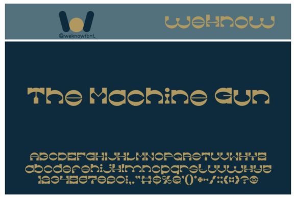 The Machine Gun Font for High-Impact Campaign Design