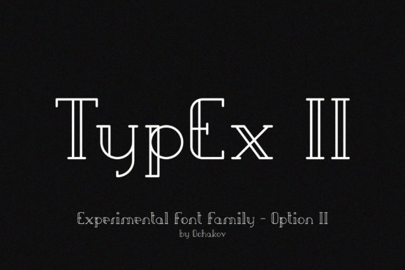 TypEx II: A Modern Display Font for Editorial Design